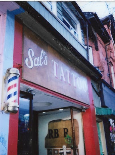 Sal's Tattoo Shop storefront